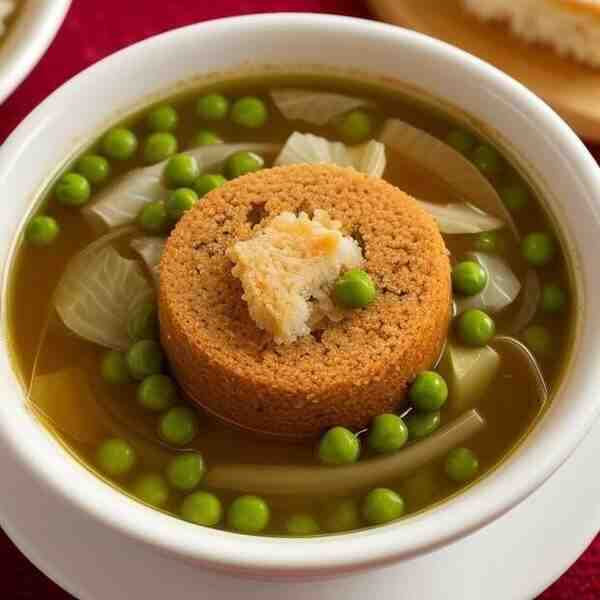 Щи с горошком